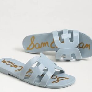 Sam Edelman | Bay Jelly Slide Sandals | Blue | Size 10